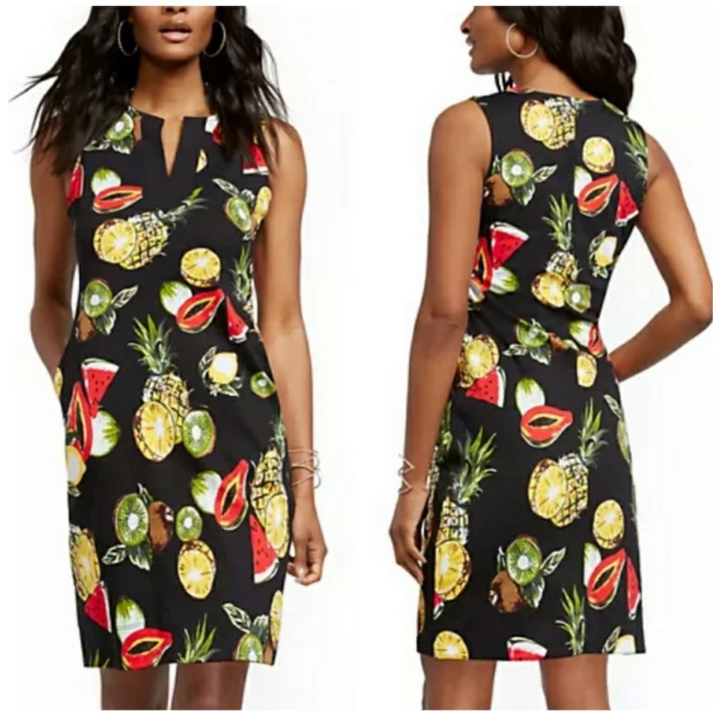 🌸 NY&Co Fruit Dress